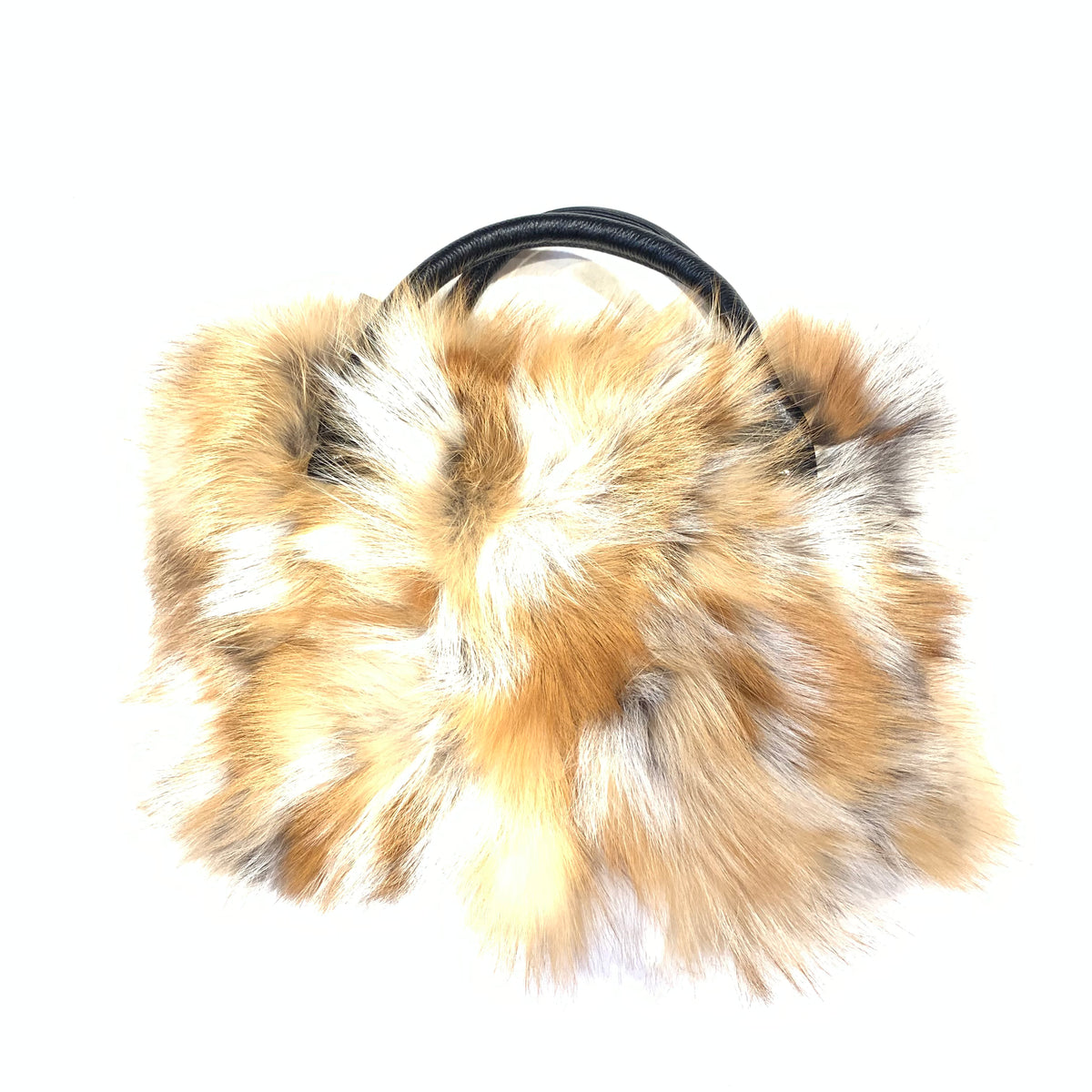 Volare Ladies Red Fox Fur Handbag - Dudes Boutique