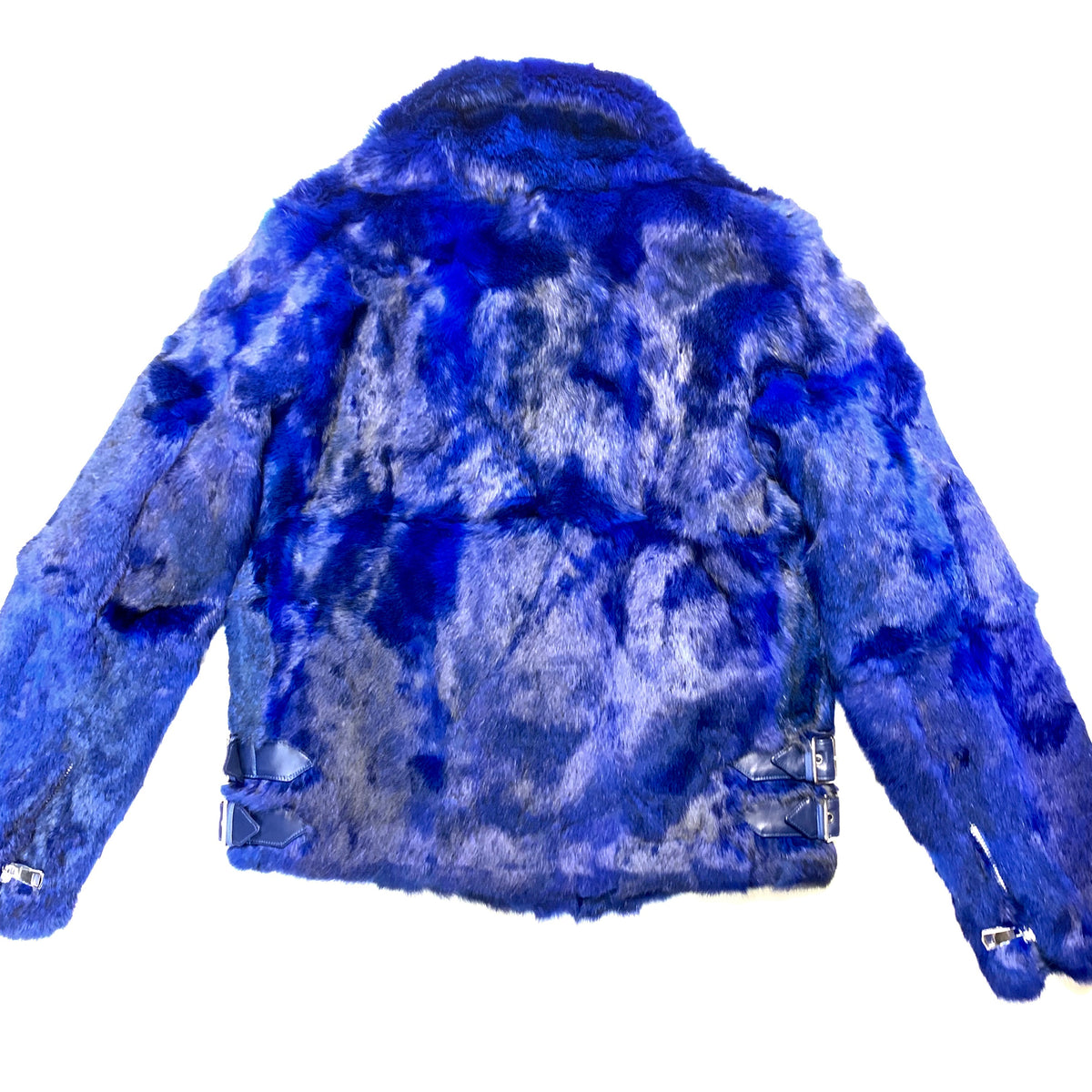 Kashani Blue Rabbit Biker Jacket - Dudes Boutique