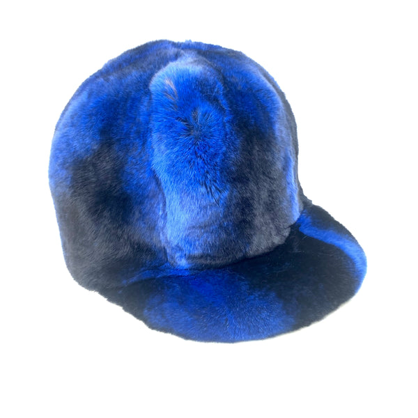 Kashani Blue Rex Chichilla Derby Hat - Dudes Boutique
