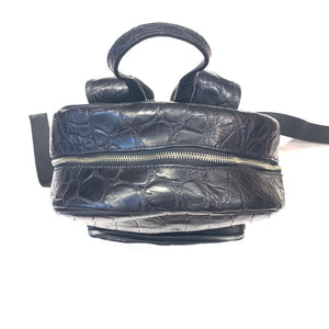 Kashani Black All-Over Alligator Backpack - Dudes Boutique