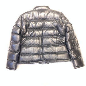 Daniels Leather Black Lambskin Quilted Puffer Bomber Jacket - Dudes Boutique