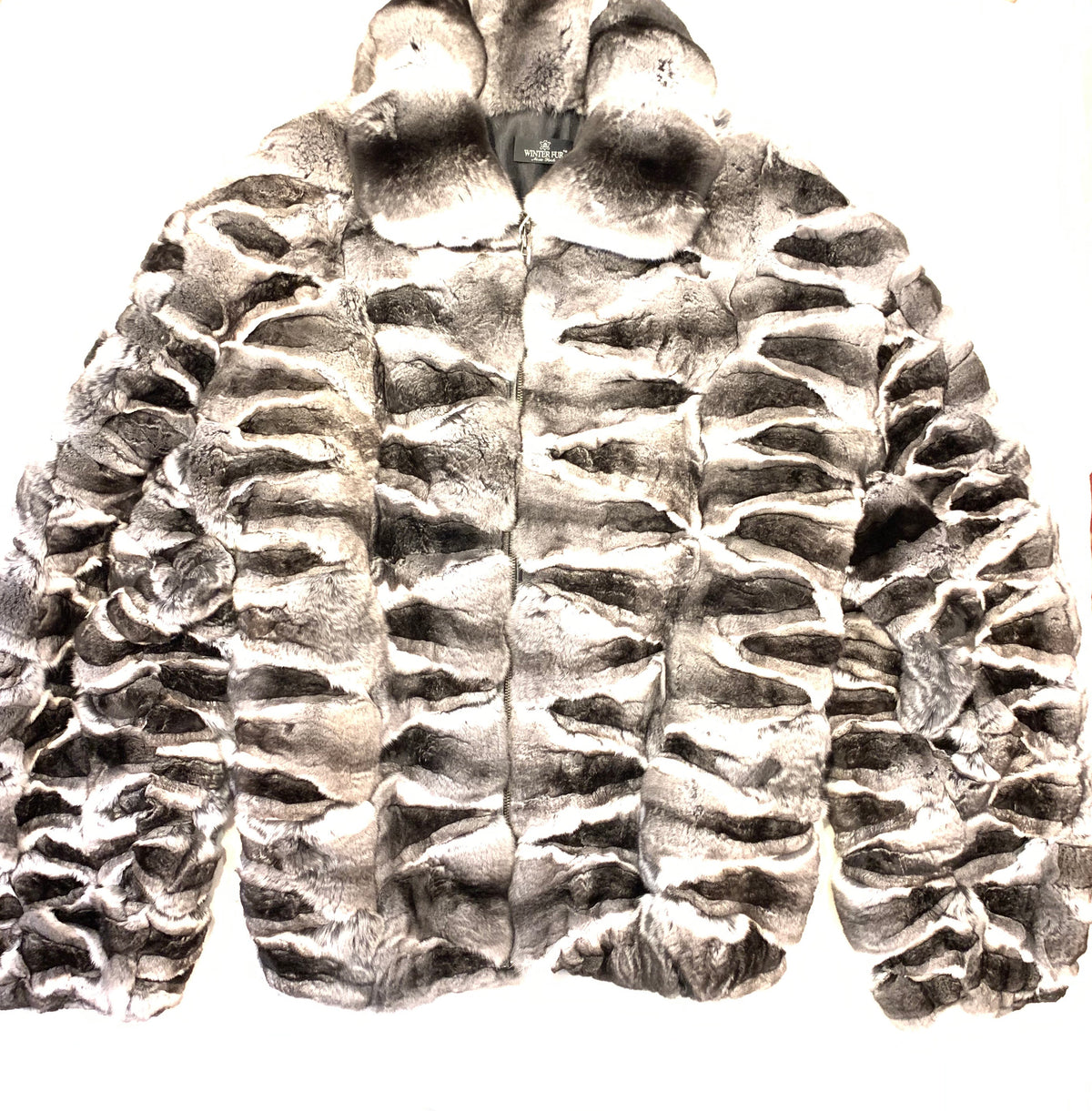 Kashani Men's Chinchilla Bomber Fur Coat - Dudes Boutique