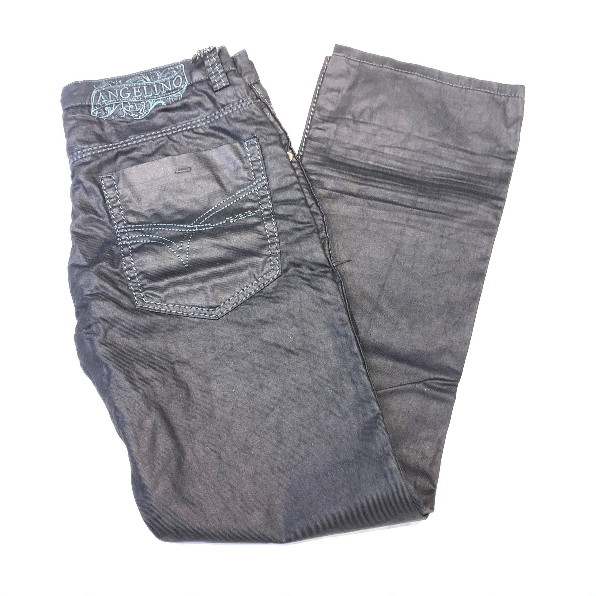 Angelino 'Paco' Charcoal High End Denim Pants - Dudes Boutique