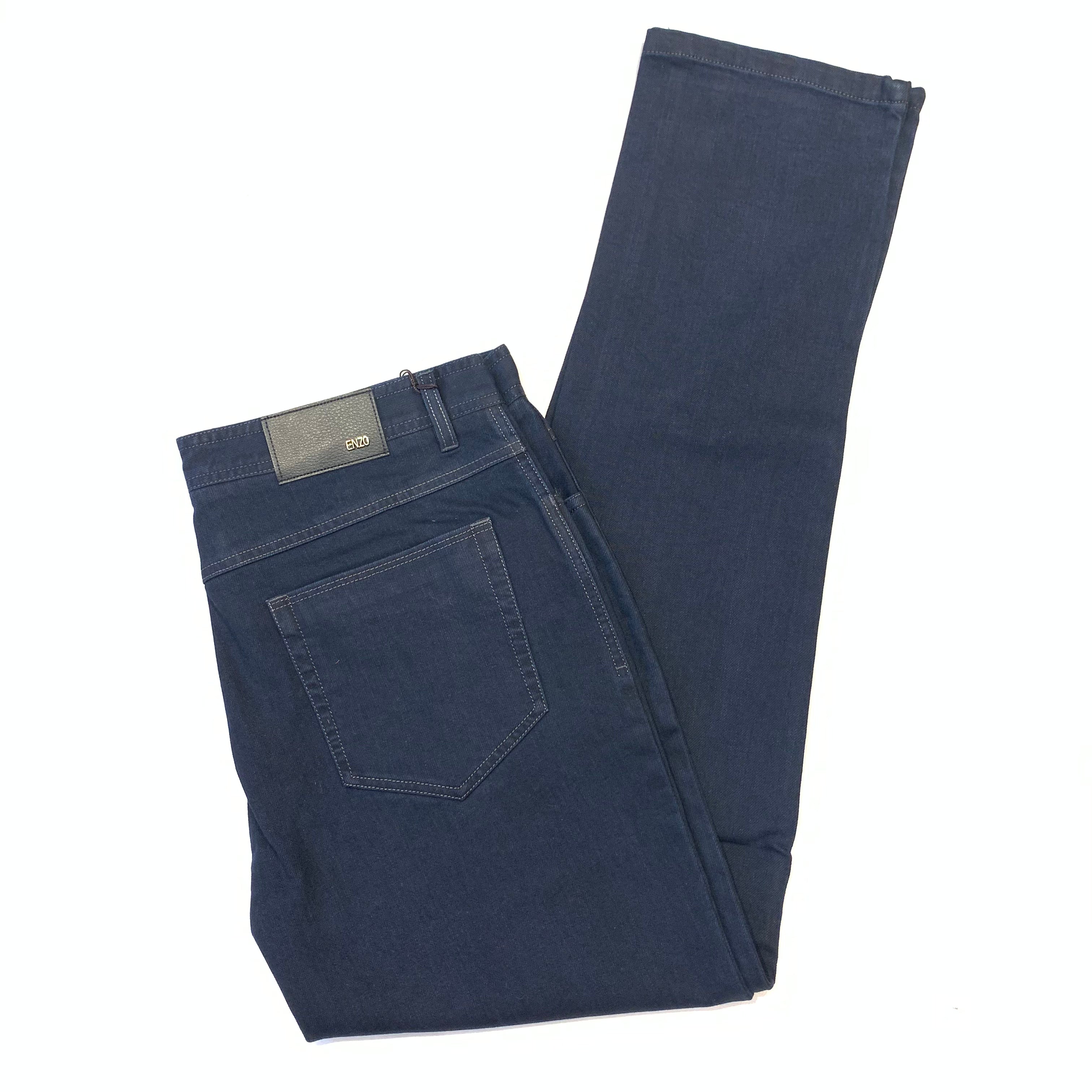 Enzo Alpha-274 Dark Blue High-end Pants - Dudes Boutique