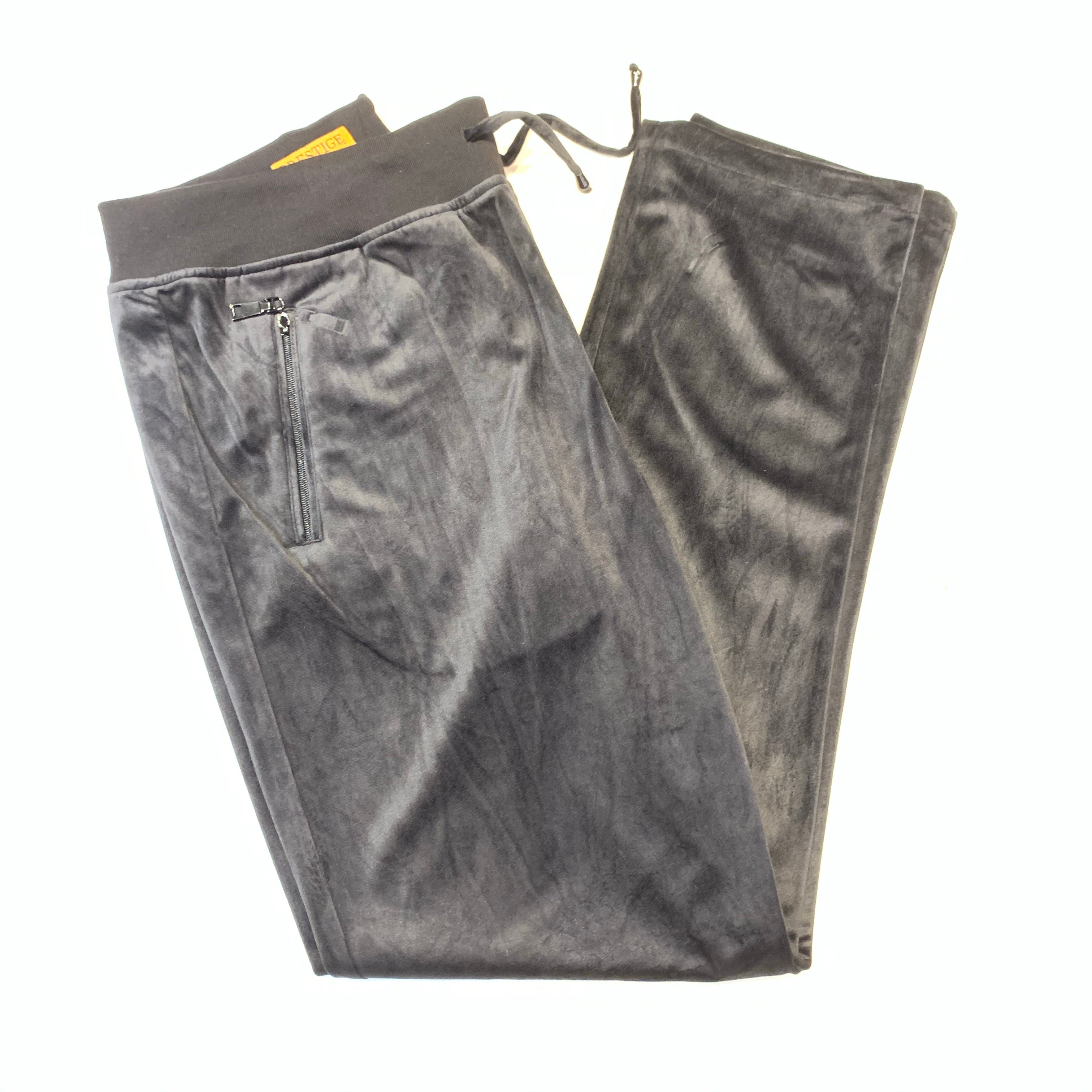 Prestige Men's Black Sequin Velour Jogger Set - Dudes Boutique