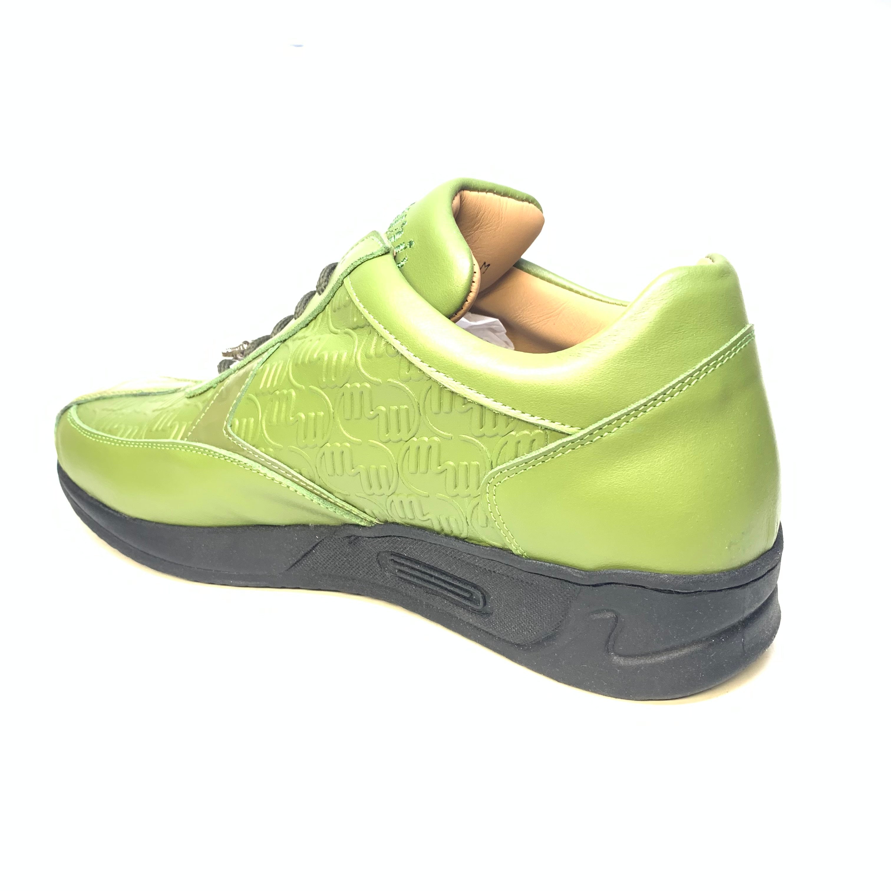 Mauri M770 Green Crocodile Nappa Leather Sneakers – Dudes Boutique