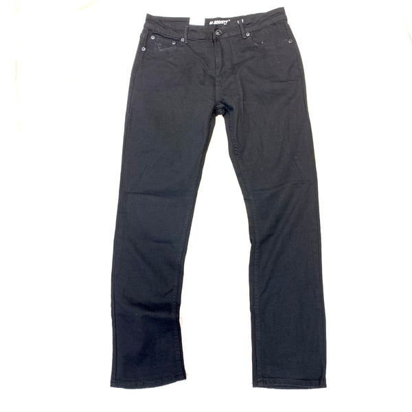 M. Society Jet Black Denim Jeans - Dudes Boutique