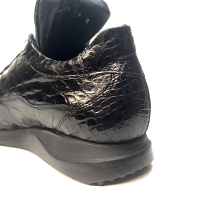 Mauri - 8814/3 All Over Alligator Lace Up Sneakers - Dudes Boutique