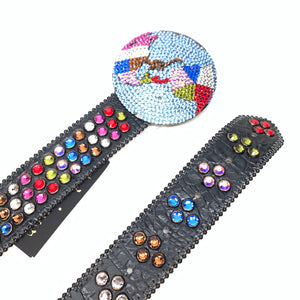 b.b. Simon 'Candy Globe' Crystal Belt - Dudes Boutique