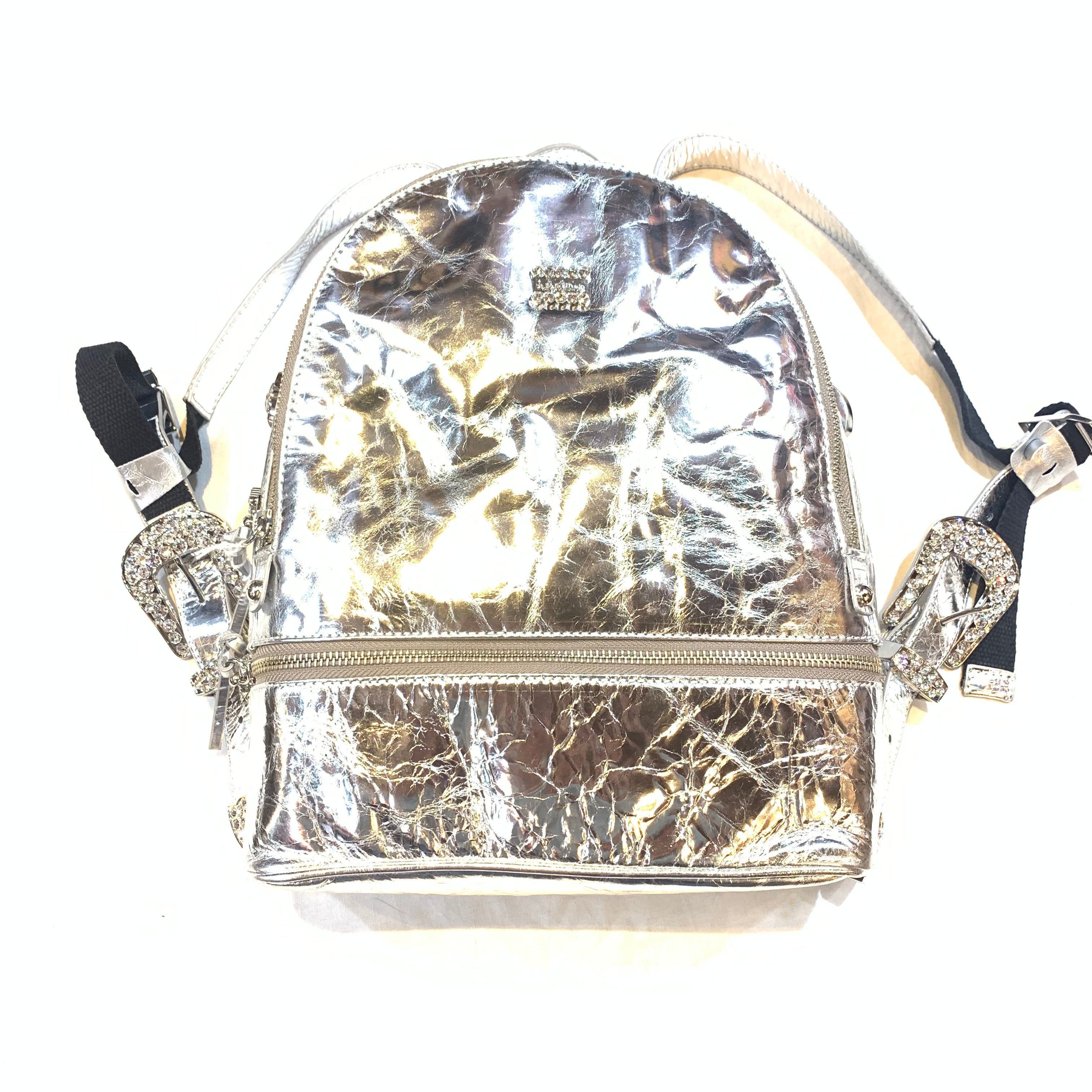 b.b. Simon Medium Backpack - Silver - Dudes Boutique