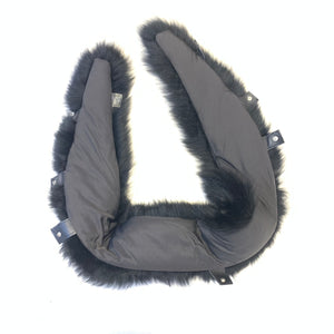 Kashani Fox Fur Snap-on Collar - Dudes Boutique