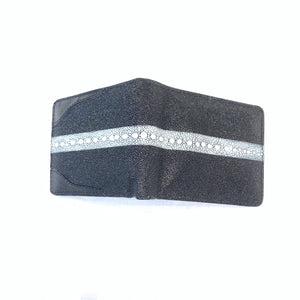 Stingray row stone Bi-fold Wallet - Dudes Boutique