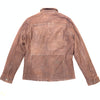 Mauritius Men's Wax Suede Leather Button-Up Jacket - Dudes Boutique