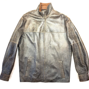 Jose Luis Naked Crackle Jungle Suede Jacket - Dudes Boutique