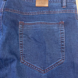 Enzo Alpha-326 Indigo Blue High-end Jeans - Dudes Boutique