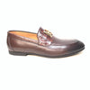 Sigotto Men's Brown Leather/Embossed Gator Penny Loafers - Dudes Boutique