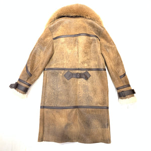 Daniels Leather Whiskey Fox 3/4 Shearling Jacket - Dudes Boutique