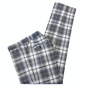 Barabas Multi Grey Plaid Dress Pants - Dudes Boutique