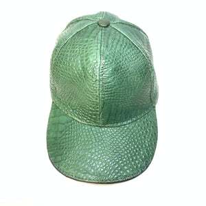 Kashani Money Green All-Over Alligator StrapBack Hat - Dudes Boutique