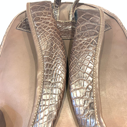 Kashani Chocolate Brown All-Over Alligator Backpack - Dudes Boutique