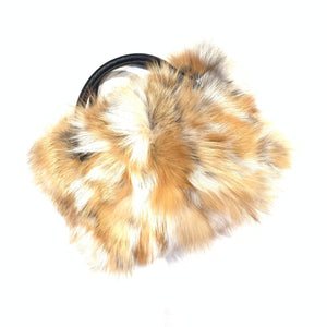 Volare Ladies Red Fox Fur Handbag - Dudes Boutique