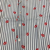 Barabas French Lips White Button Up Shirt - Dudes Boutique