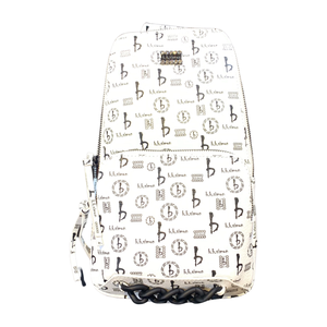 b.b. Simon BB Pattern Sling Bag - White - Dudes Boutique