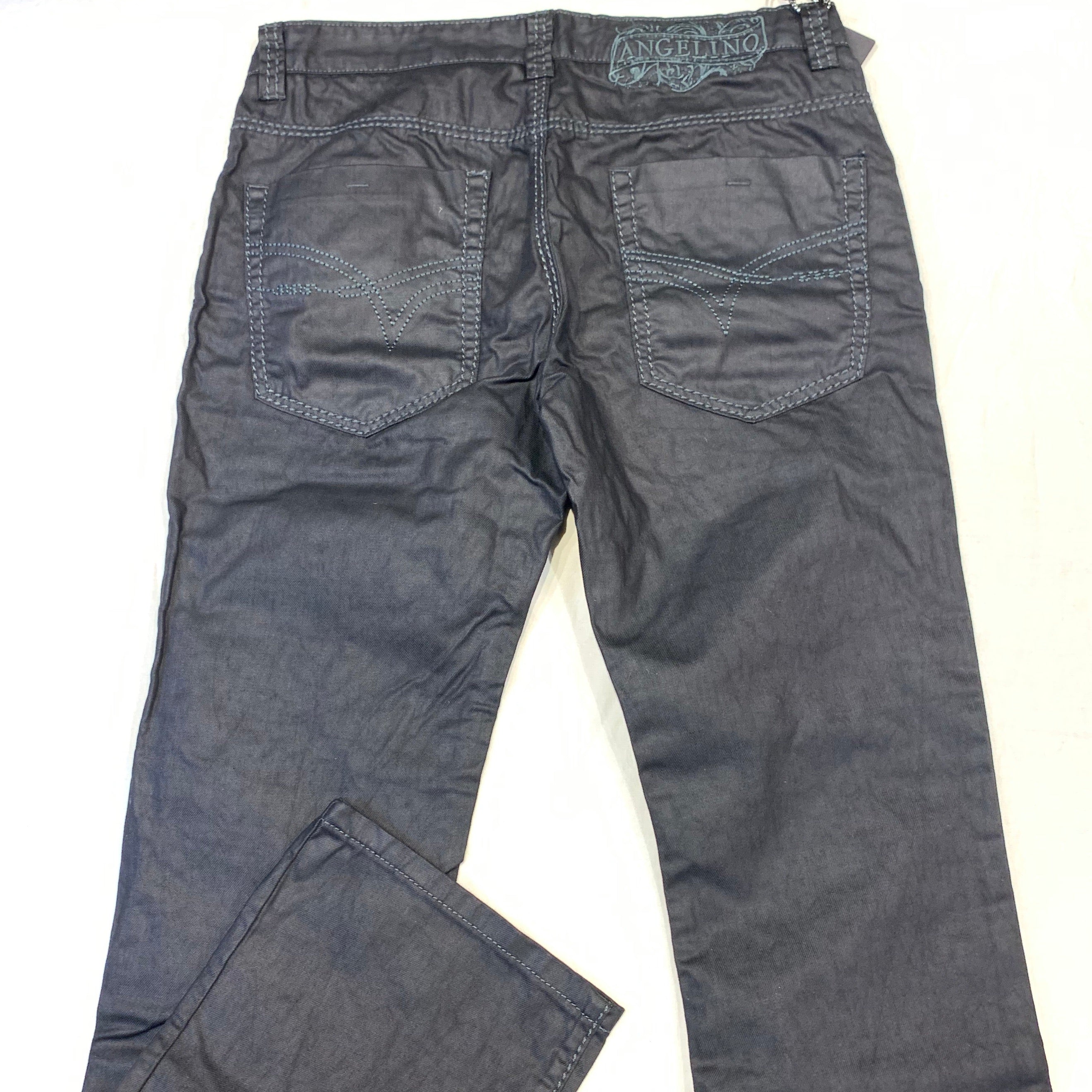 Angelino 'Paco' Charcoal High End Denim Pants - Dudes Boutique