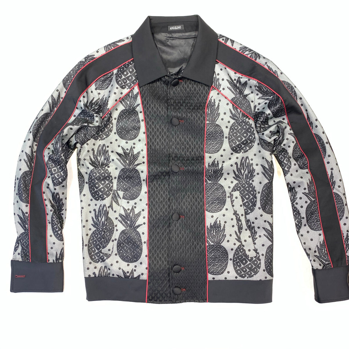 Angelino Monochrome Pineapple Light weight Spring Jacket - Dudes Boutique