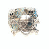 b.b. Simon 'Sky Pirarucu Skull' Crystal Belt - Dudes Boutique