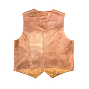 Scully Men's Brown Vintage Lambskin Vest - Dudes Boutique