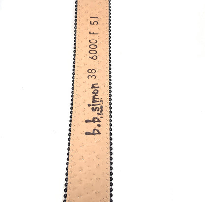 b.b. Simon chrome fully loaded swarovski crystal belt - Dudes Boutique