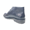 Los Altos Navy Blue Stingray Lizard Lace Up Ankle Boots - Dudes Boutique