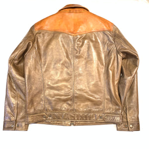 Scully Men's Cognac Brown Leather Western Jacket - Dudes Boutique