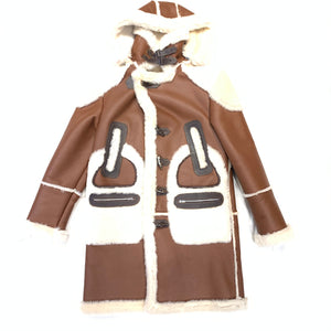 Daniels Leather Chocolate 3/4 Shearling Jacket - Dudes Boutique