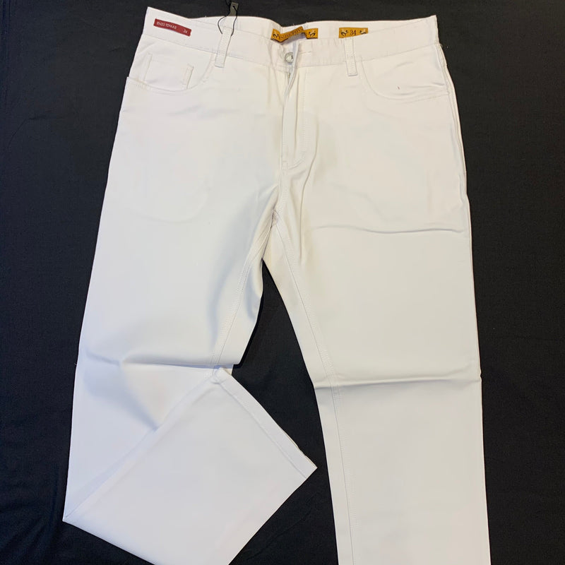Enzo Beta Skinny-27 White High-end Pants - Dudes Boutique
