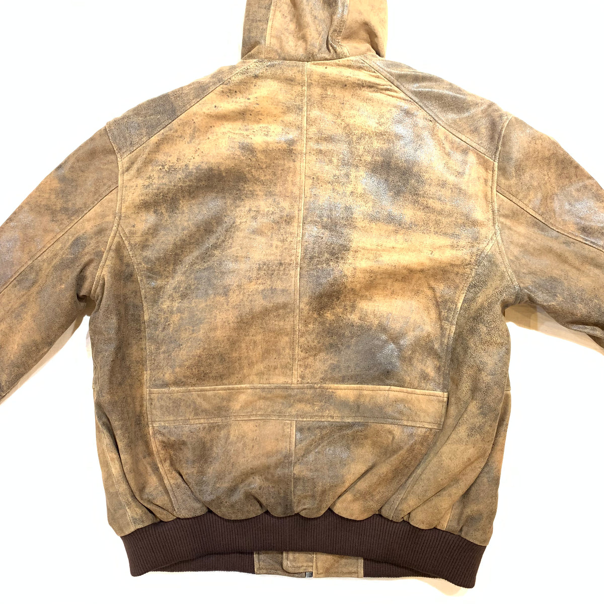 Kashani Jungle Lambskin Hooded Bomber Jacket - Dudes Boutique