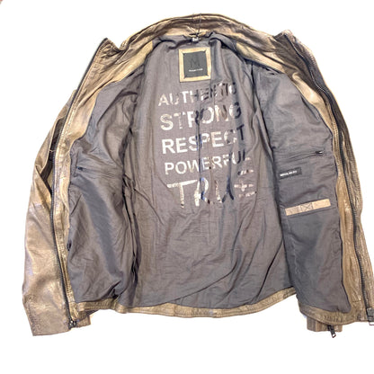 Mauritius Men's Distressed Soft Lambskin Zipper Leather Jacket - Dudes Boutique