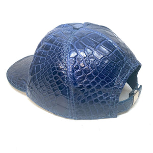 Kashani Soft All Over Alligator Strapback Hat / NAVY - Dudes Boutique