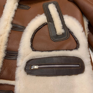 Daniels Leather Chocolate 3/4 Shearling Jacket - Dudes Boutique