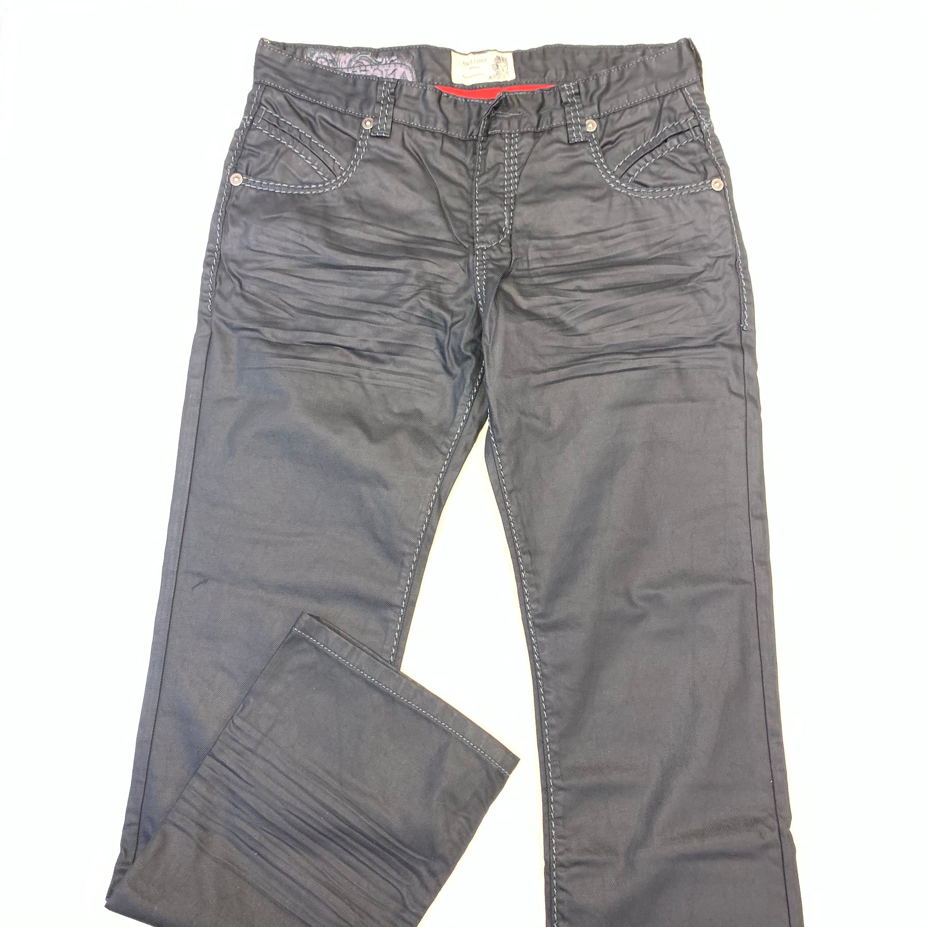 Angelino 'Paco' Grey High End Denim Pants - Dudes Boutique