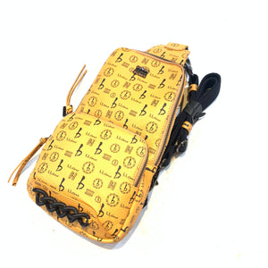 b.b. Simon BB Pattern Sling Bag - Butterscotch - Dudes Boutique