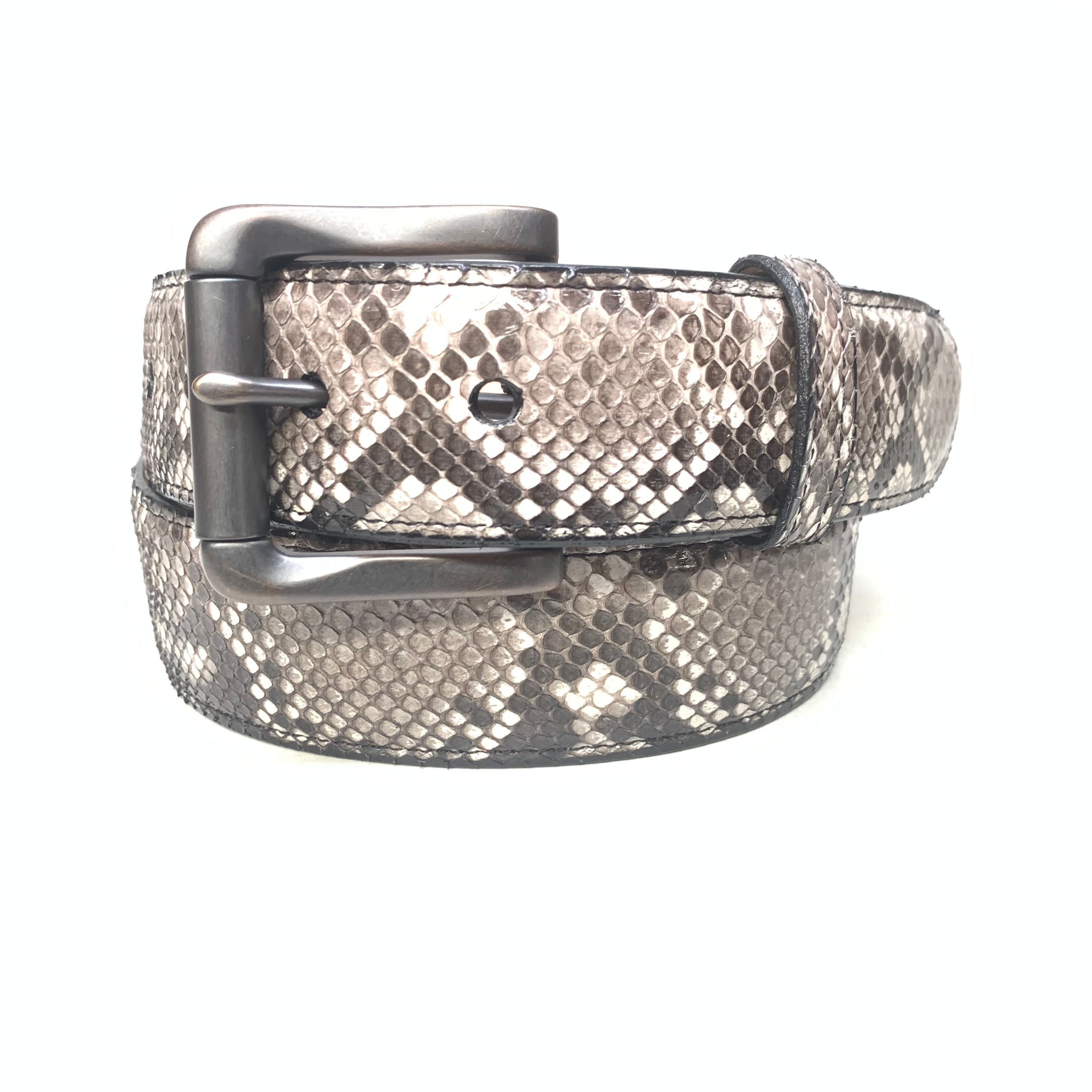 Kashani Natural Cobra Snakeskin Belt - Dudes Boutique