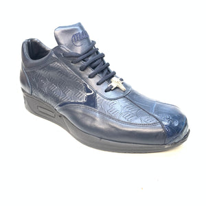 Mauri M770 Navy Crocodile Sneakers - Dudes Boutique