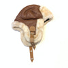 Kashani Cognac Shearling Aviator Hat - Dudes Boutique