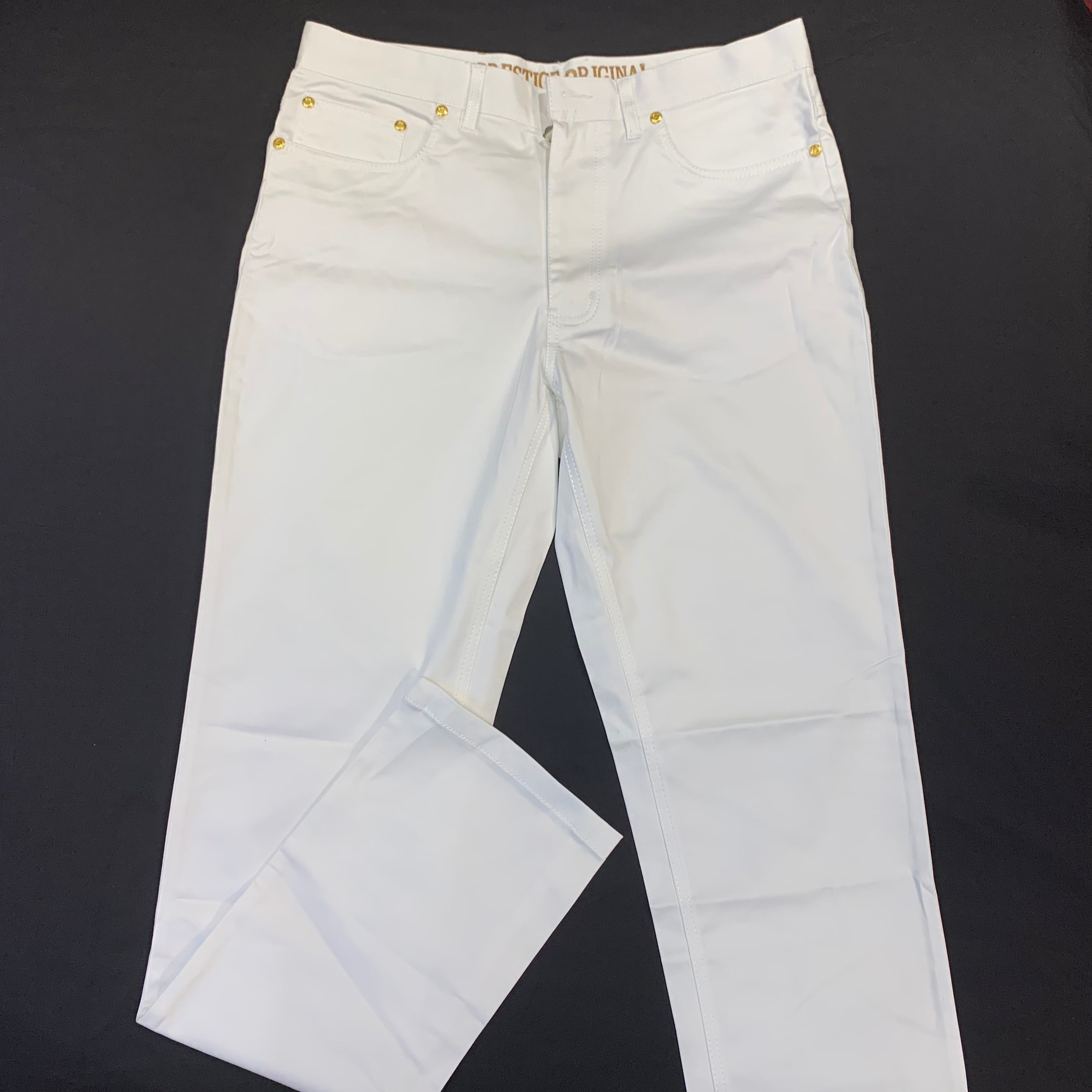 Prestige Men's White High-end Pants - Dudes Boutique