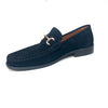 Sigotto Black Suede Buckle Leather Loafers - Dudes Boutique