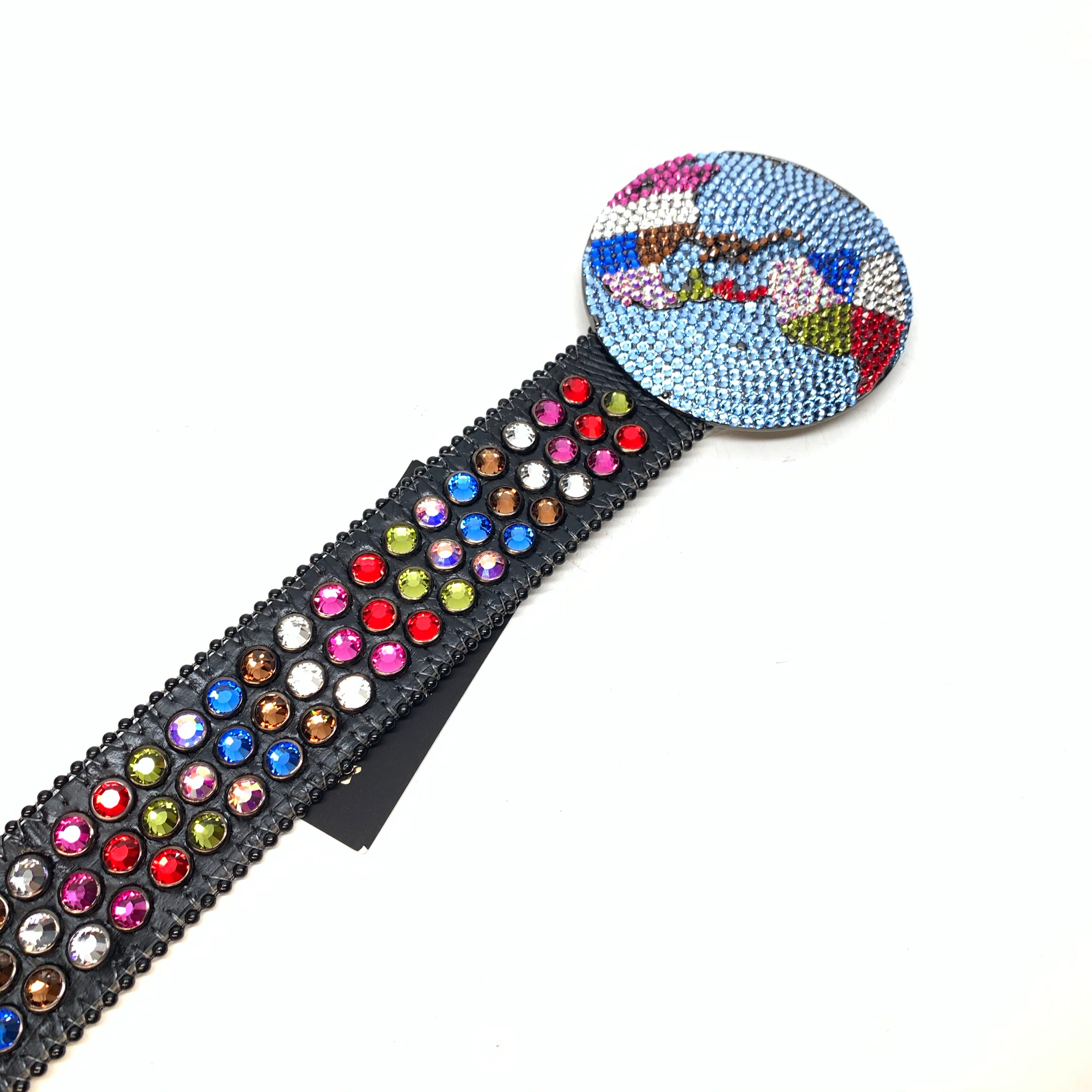 b.b. Simon 'Candy Globe' Crystal Belt - Dudes Boutique