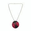 b.b. Simon Black & Red Globe Fully Loaded Crystal Necklace - Dudes Boutique
