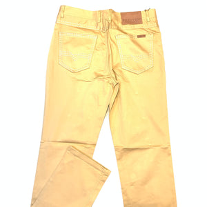 Prestige Latte Double Stitched High-end Pants - Dudes Boutique